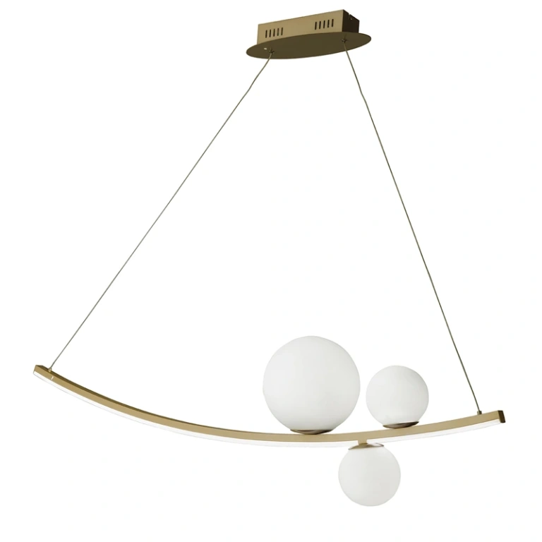 Полилей altalena, oro, ondaluce, led 48w, 3000k, 4200lm, SO.ALTALENA/ORO