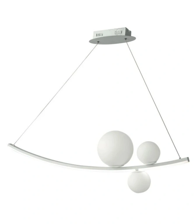 Полилей altalena, bianco, ondaluce, led 48w, 3000k, 4200lm, SO.ALTALENA/B.CO