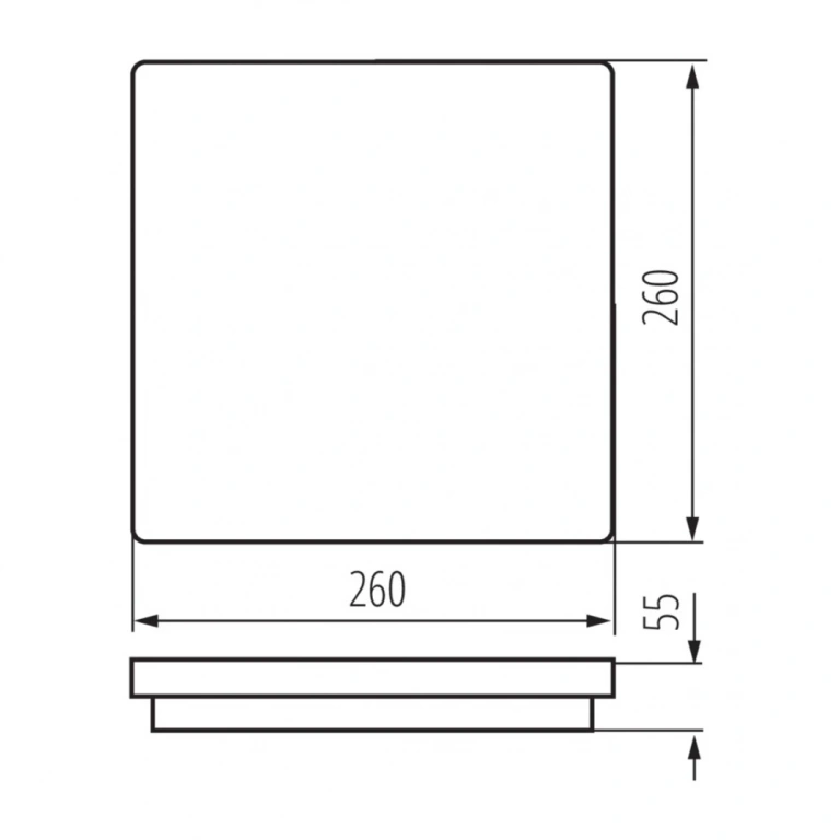 (copy) плафон beno, бял, kanlux, led 18w, 4000k, 1400lm, 32946