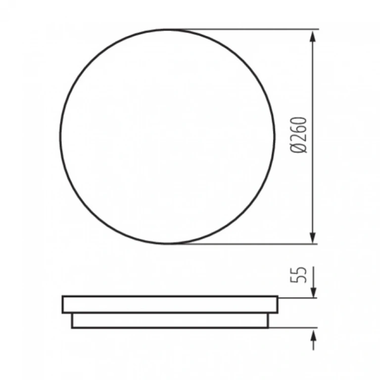 Плафон със сензор за движение, beno, бял, kanlux, led 24-30w,  4510lm, CCT 38785