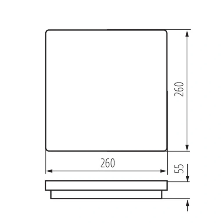 (copy) плафон beno, бял, kanlux, led 18w, 4000k, 1400lm, 32946