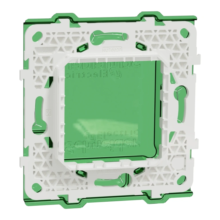 Пластмасова монтажна рамка с протектор, unica new, schneider, nu7002pc