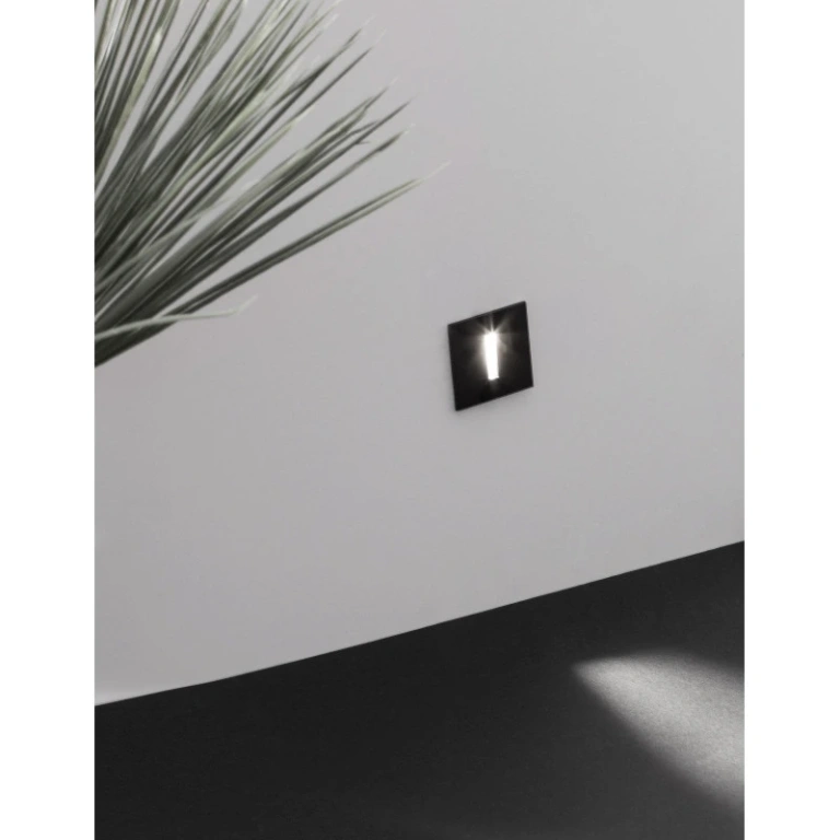 Луна за стълби passaggio, black, nova luce, led 1w, 60lm, 3000k, 9045418