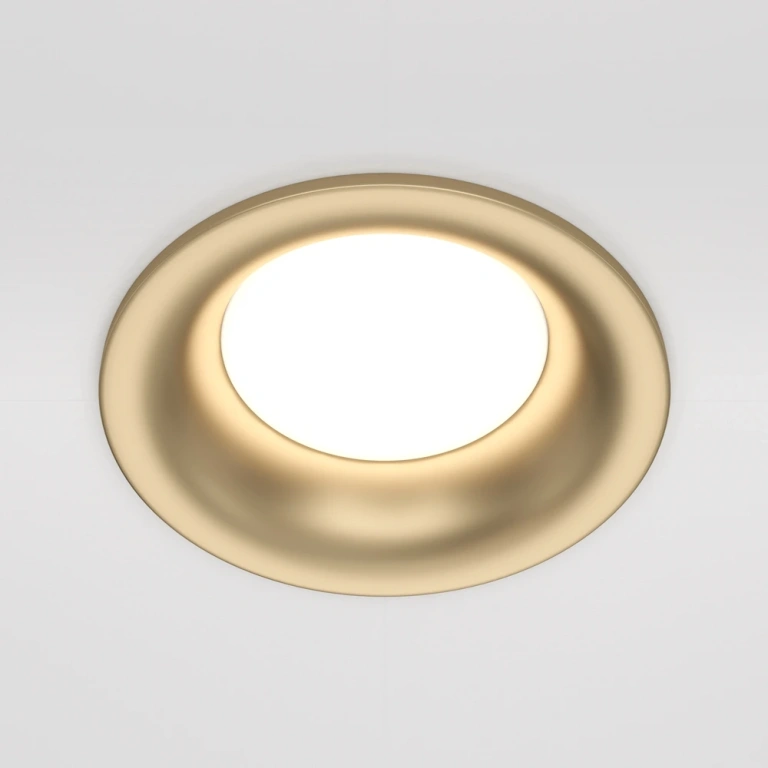 Луна Slim, matte gold, maytoni, 1xgu10, dl027-2-01-mg