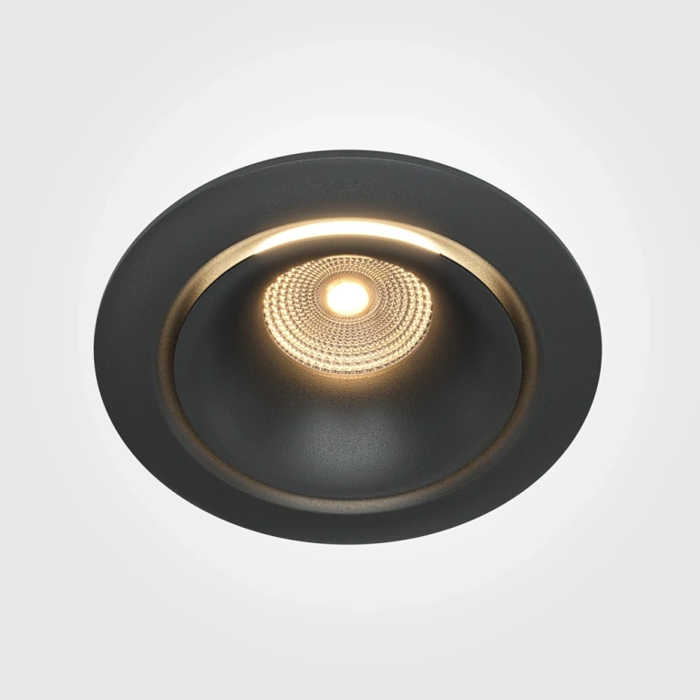 Луна Yin, black, maytoni, led 12w, 3000k, 760lm, dl031-l12w3k-d-b