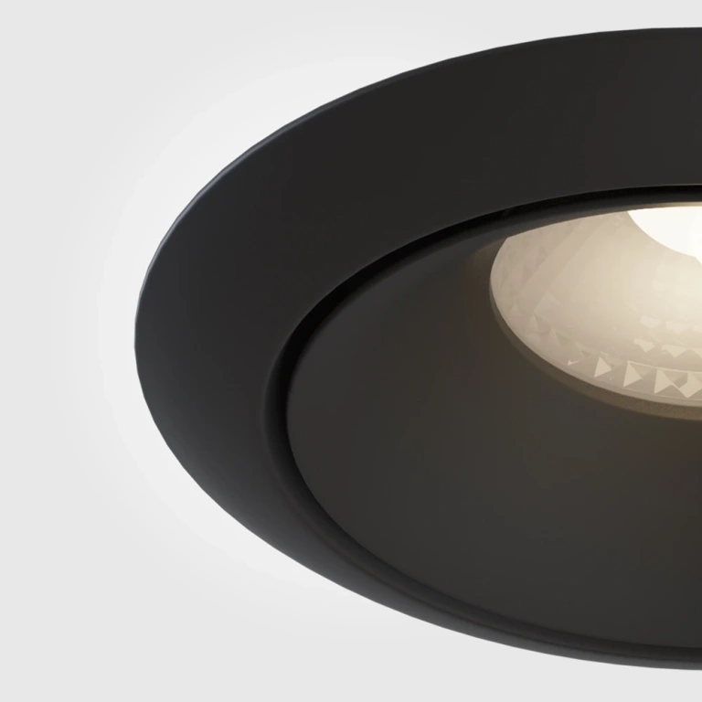 Луна Yin, black, maytoni, led 12w, 3000k, 760lm, dl031-l12w3k-d-b