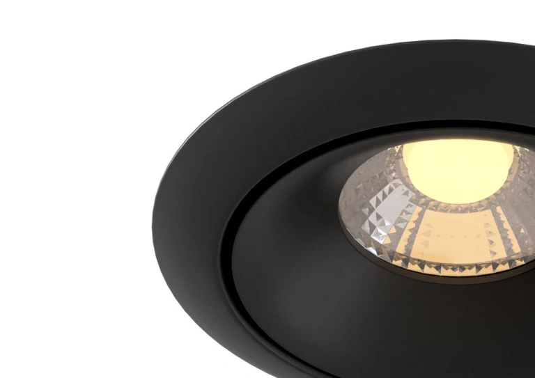 Луна Yin, black, maytoni, led 9w, 3000k, 650lm, dl031-2-l8b