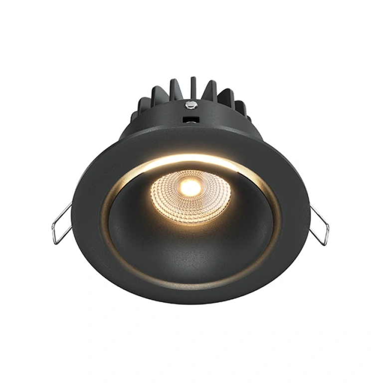 Луна Yin, black, maytoni, led 12w, 3000k, 790lm, dl031-2-l12b