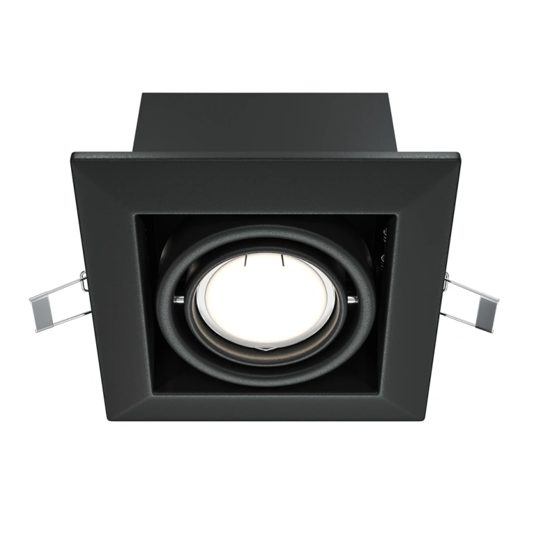 Луна Metal Modern, black, maytoni, 1xgu10, dl008-2-01-b