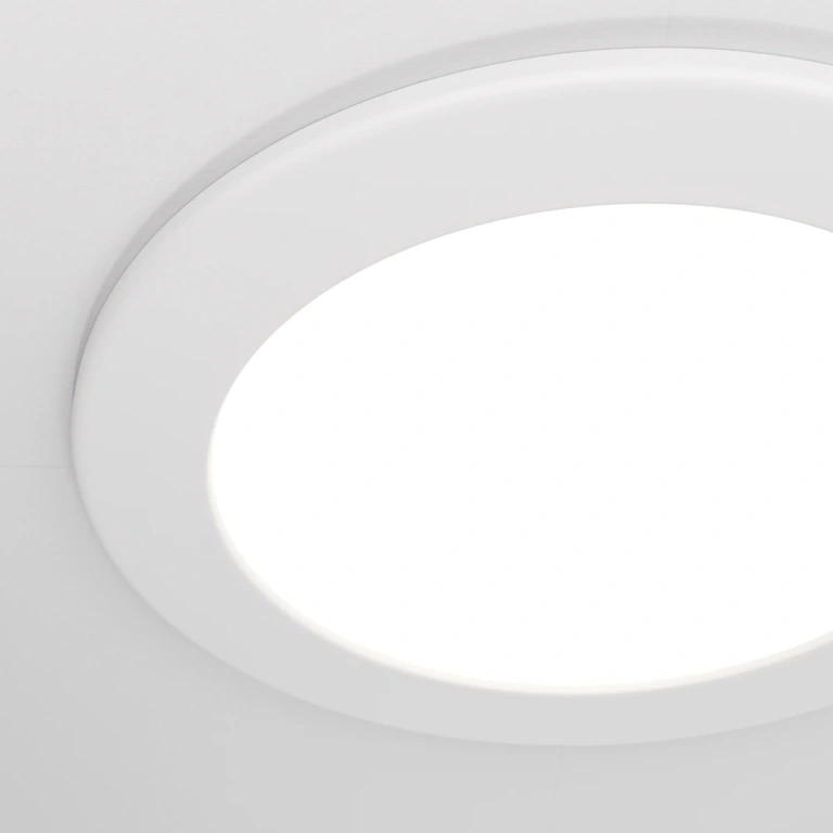 Луна Stockton, white, maytoni, led 12w, 3000 - 6000k, 1000lm, dl016-6-l12w