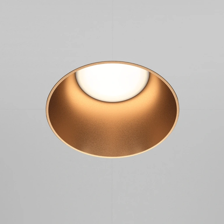 Луна Share, matte gold, maytoni, 1xgu10, dl051-01-gu10-rd-wmg