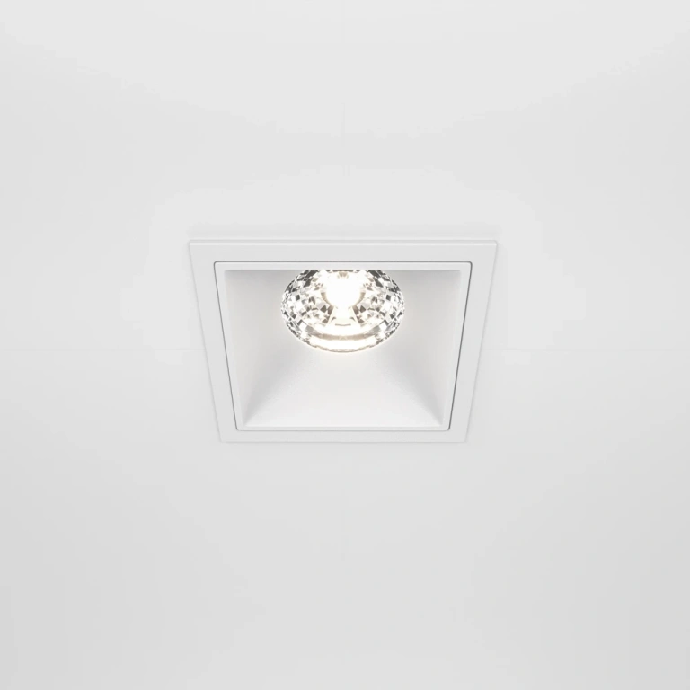 Луна Alfa LED, white, maytoni, led 15w, 4000k, 1250lm, dl043-01-15w4k-d-sq-w
