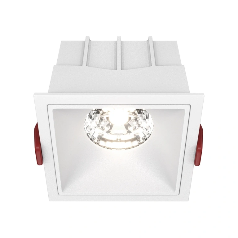Луна Alfa LED, white, maytoni, led 15w, 4000k, 1250lm, dl043-01-15w4k-d-sq-w