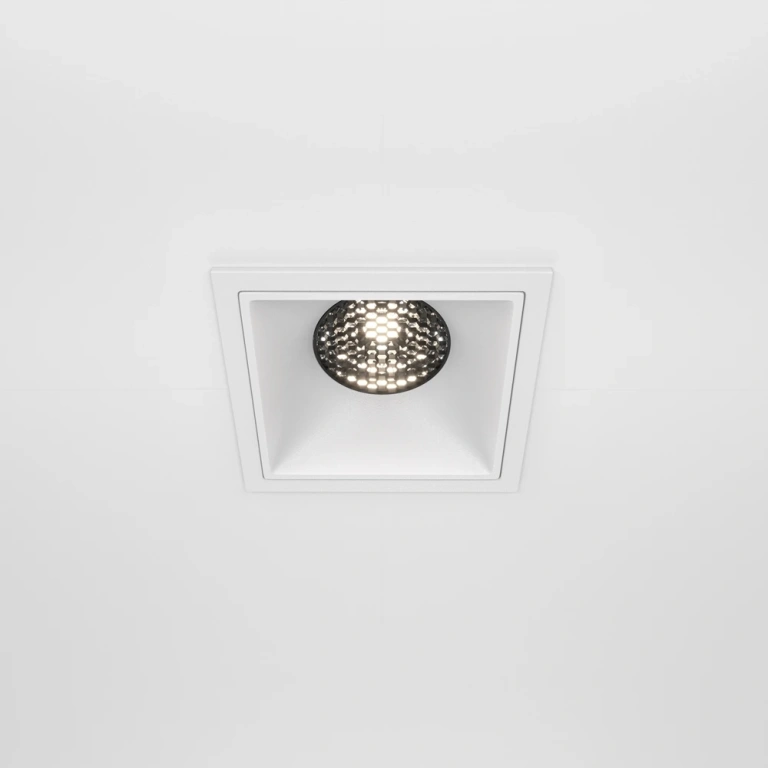 Луна Alfa LED, white, maytoni, led 15w, 4000k, 1250lm, dl043-01-15w4k-d-sq-w