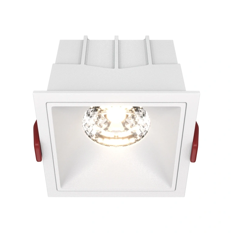 Луна Alfa LED, white, maytoni, led 15w, 3000k, 1150lm, dl043-01-15w3k-sq-w