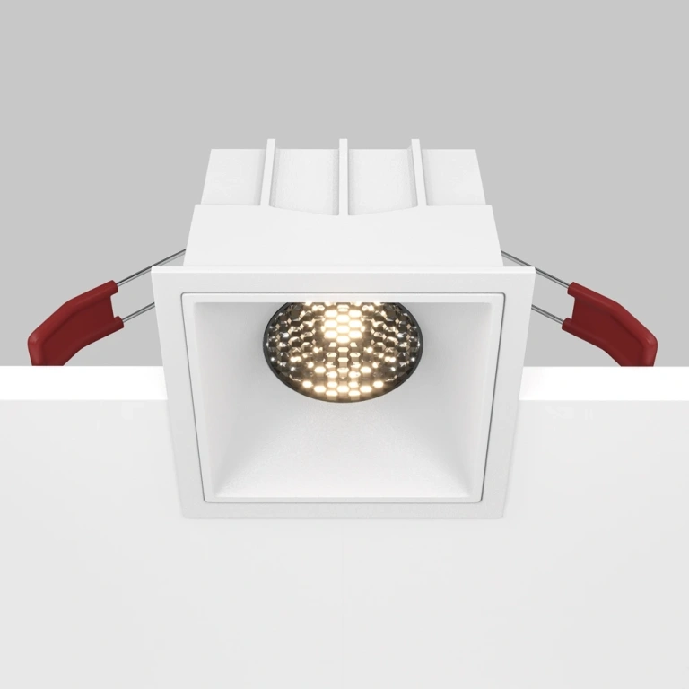 Луна Alfa LED, white, maytoni, led 15w, 3000k, 1150lm, dl043-01-15w3k-sq-w
