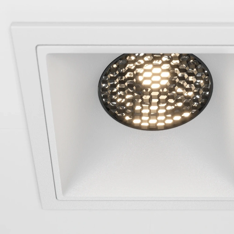 Луна Alfa LED, white, maytoni, led 15w, 3000k, 1150lm, dl043-01-15w3k-sq-w