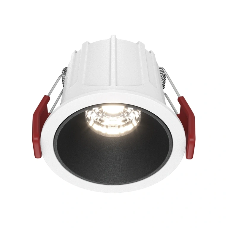 Луна Alfa LED, white and black, maytoni, led 10w, 4000k, 500lm, dl043-01-10w4k-d-rd-wb