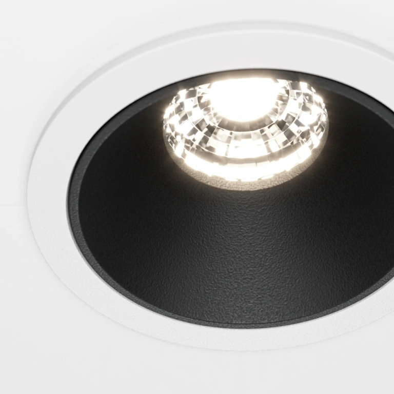 Луна Alfa LED, white and black, maytoni, led 10w, 4000k, 500lm, dl043-01-10w4k-d-rd-wb