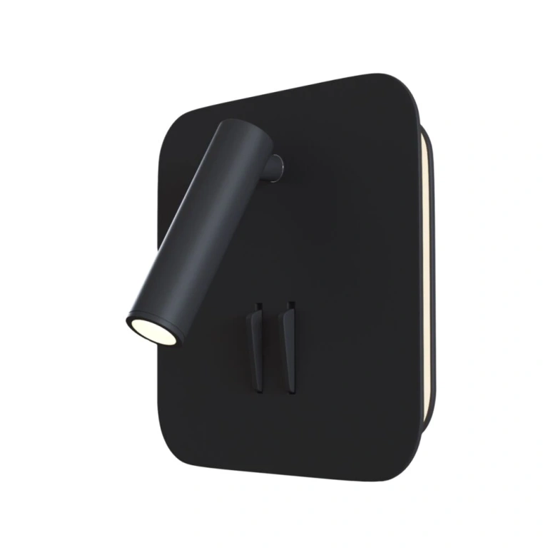 аплик Ios 176, black, maytoni, led 10w, 3000k, 550lm, c175-wl-01-6w-b