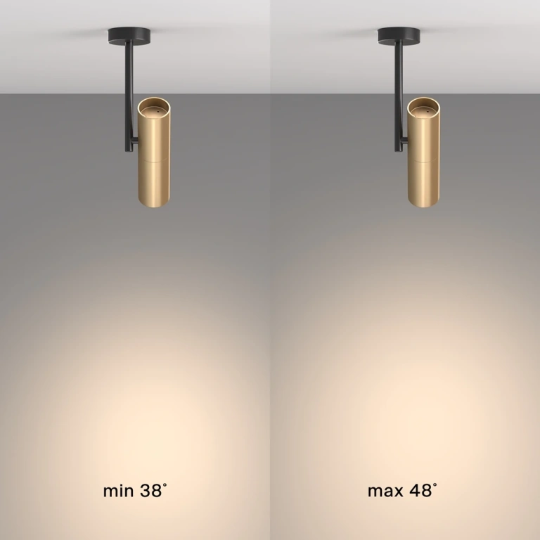 Спот Elti, black with gold, maytoni, 1xGU10, c020cl-01gb