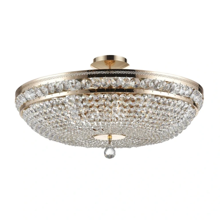 Полилей Ottilia, gold, maytoni, 12xE14, dia700-cl-12-g