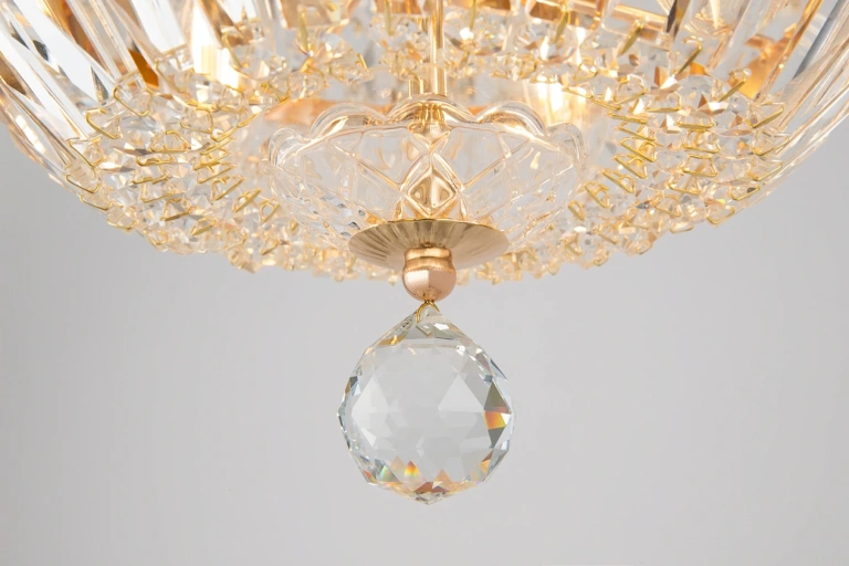 Полилей Basfor, gold, maytoni, 12xE14, dia100-cl-12-g