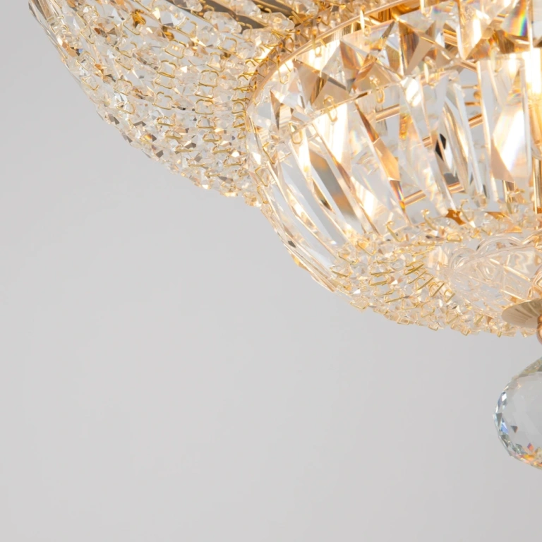Полилей Basfor, gold, maytoni, 12xE14, dia100-cl-12-g