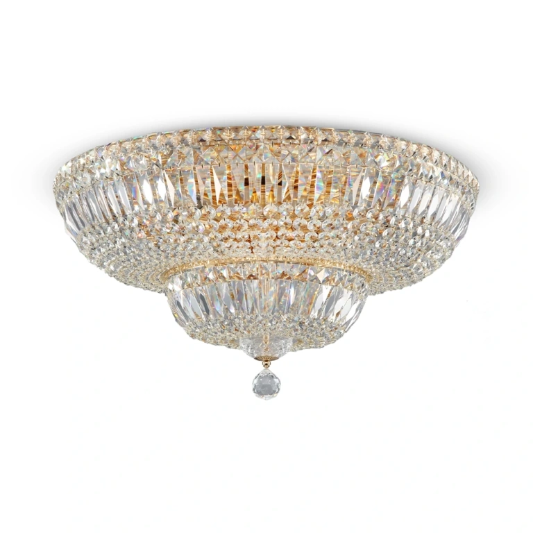 Полилей Basfor, gold, maytoni, 16xE14, dia100-cl-16-g
