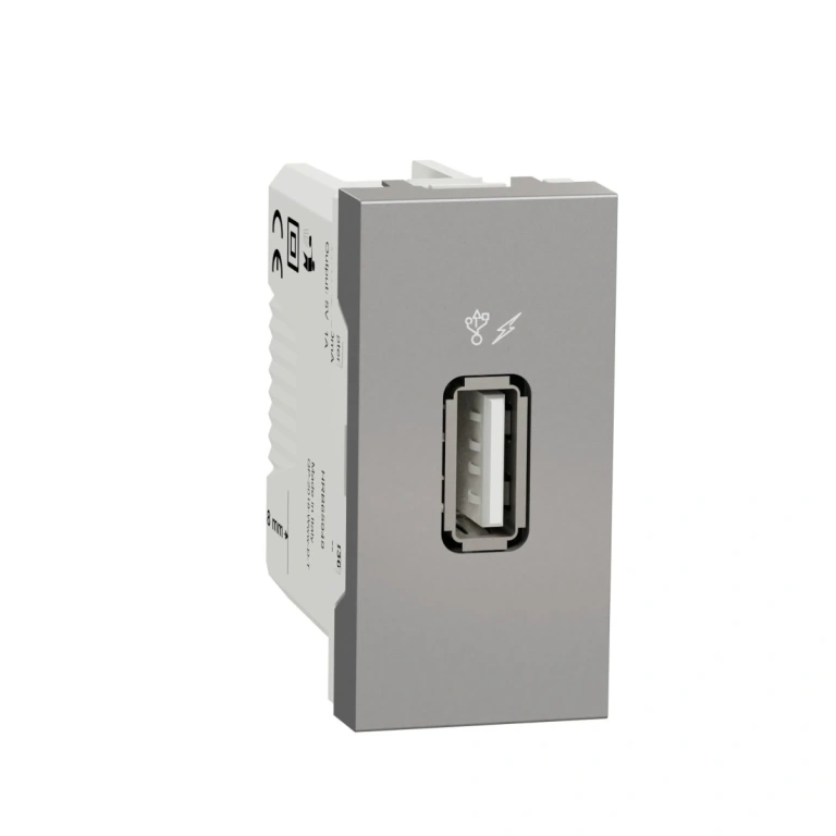 МЕХ.USB ЗАРЯДНО УСТР. АЛУМ. NU342830