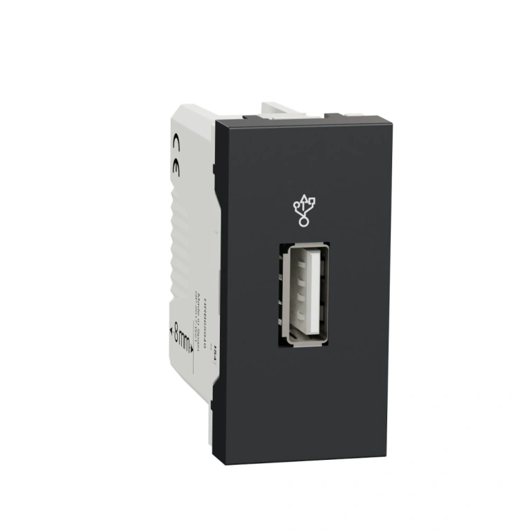 МЕХ.КОНЕКТОР MINI-JACK АНТРАЦИТ NU343354