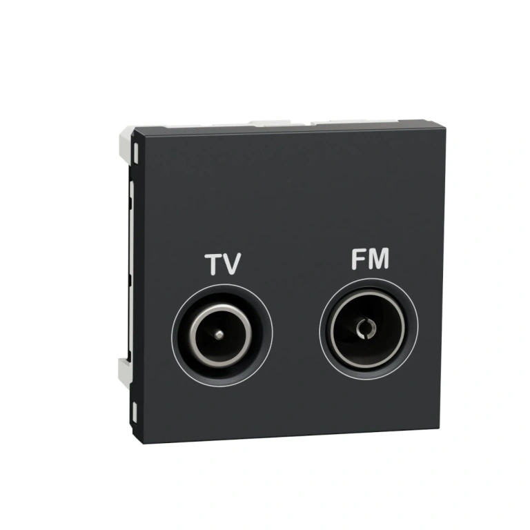 МЕХ.РОЗЕТКА TV МЪЖКА КРАЙНА АНТРАЦИТ NU346154