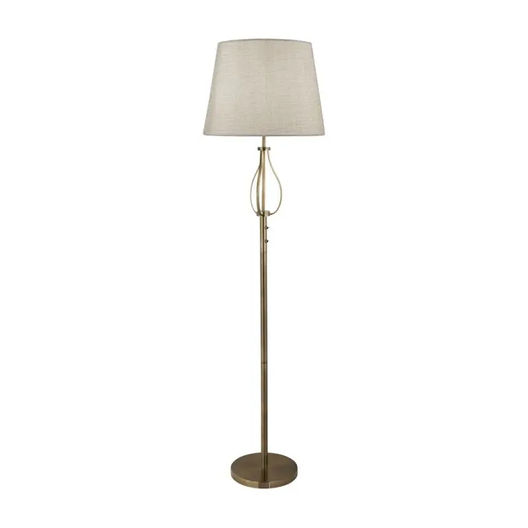 Лампион vegas, античен месинг, searchlight, 1xe27+led 6w, 3500k, 205lm, eu7485ab