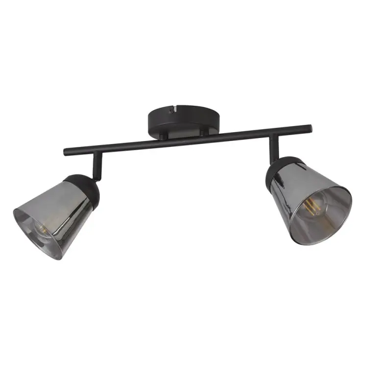 Спот mega, черен, 2xe14, searchlight, 61170-2sm