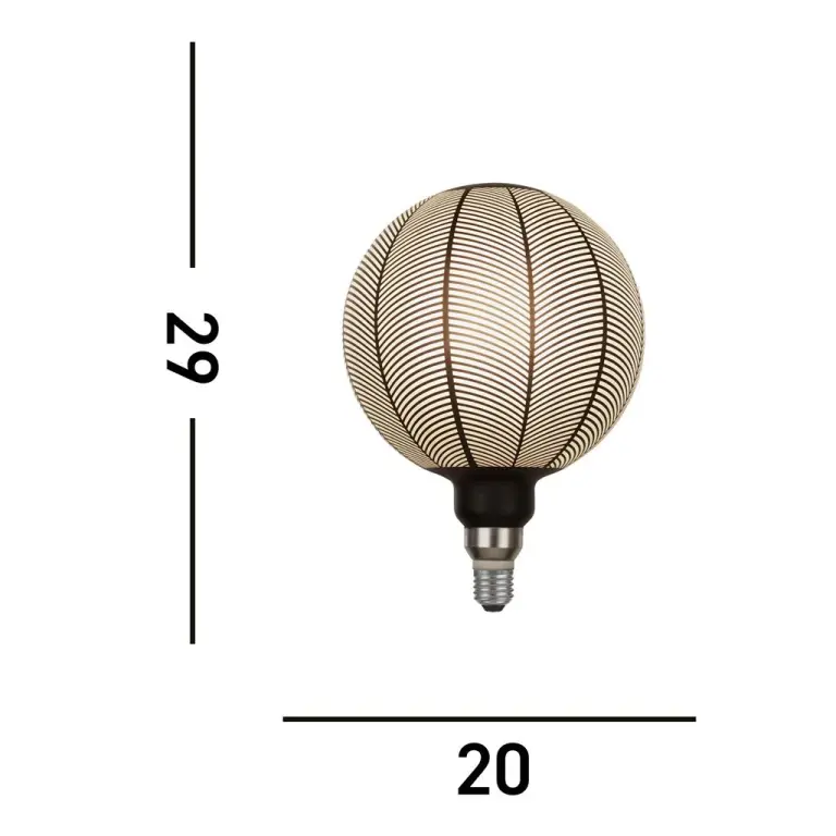 Led лампа 4w, magician, e27, черен, searchlight, топла светлина, 1800k, 100lm, 81200bk,