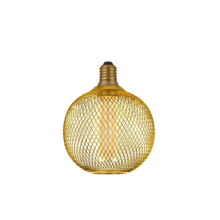 Led лампа 3.5w wire, e27, злато, searchlight, топла светлина, 1800k, 120lm, 16003go