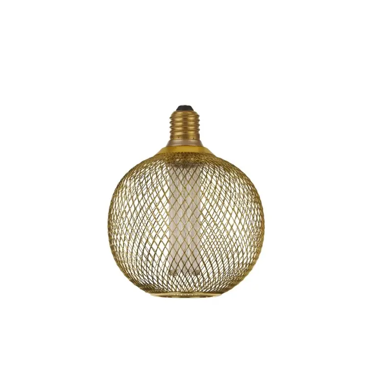 Led лампа 3.5w wire, e27, злато, searchlight, топла светлина, 1800k, 120lm, 16003go