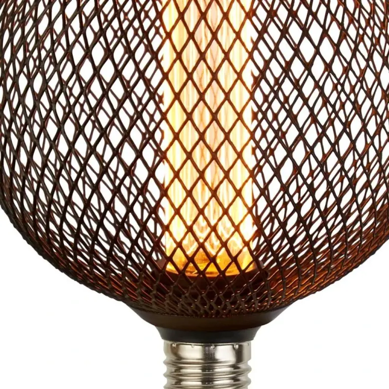 Led лампа 3.5w wire, e27, черен, searchlight, топла светлина, 1800k, 120lm, 16003bk