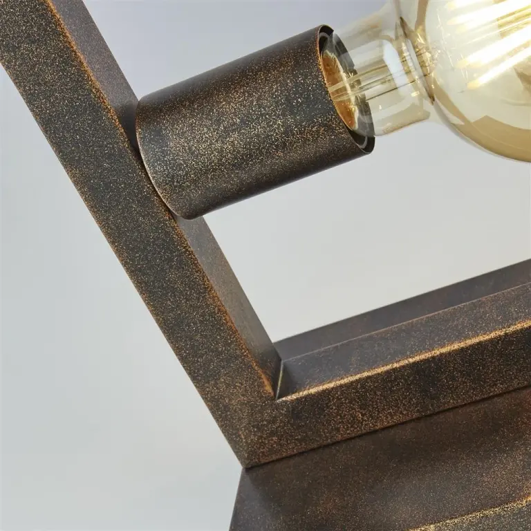 Настолна лампа oblong, rustic brown, searchlight, 2xE27, eu24101-2ru