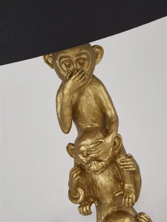 Настолна лампа monkey, златна, searchlight, 1xe27, eu1030go
