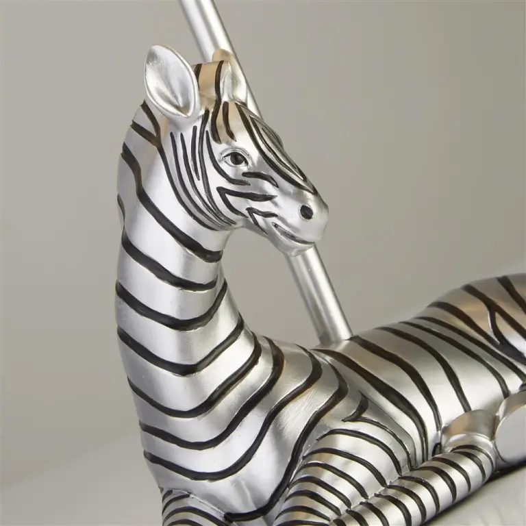 Настолна лампа zebra, хром, searchlight, 1xe27, eu60941
