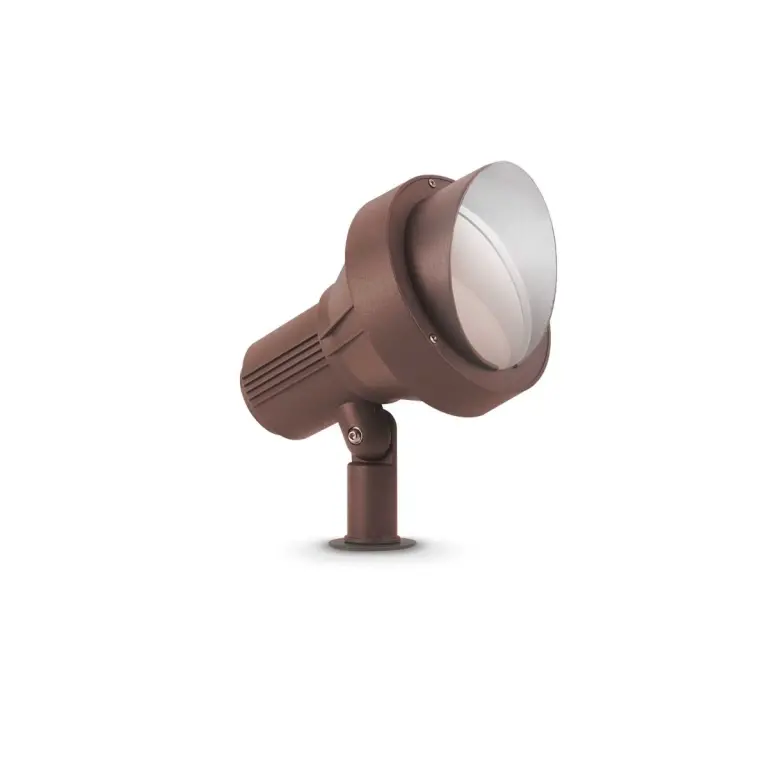 Градински прожектор terra pr1 big coffee, coffee, ideal lux, 1xE27, 321622