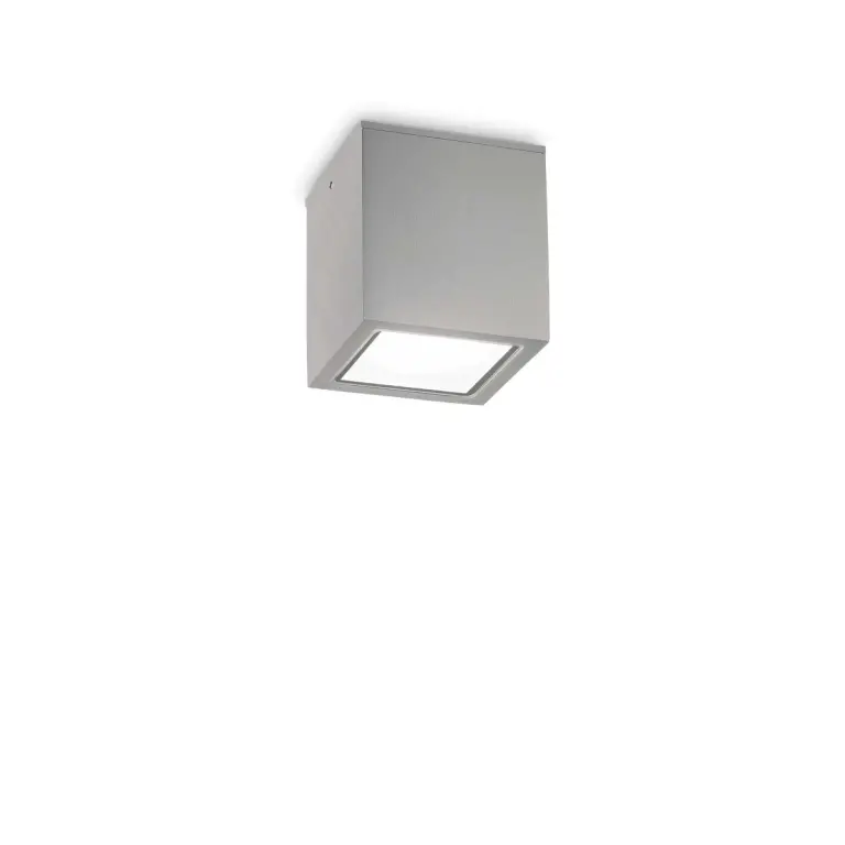 градински плафон TECHO PL1 SMALL GRIGIO, grey, ideal lux, 1xGU10, 326894