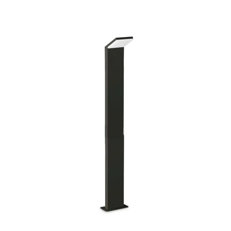 Градински стълб style pt h100 nero 3000k, black, ideal lux, led 9w, 3000k, 1050lm, 322230