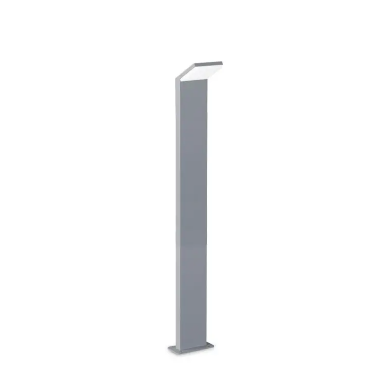градински стълб style pt h100 grigio 3000k, grey, ideal lux, led 9w, 3000k, 1050lm, 322384