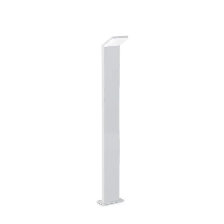 градински стълб style pt h100 bianco 3000k, white, ideal lux, led 9w, 3000k, 1050lm, 318707