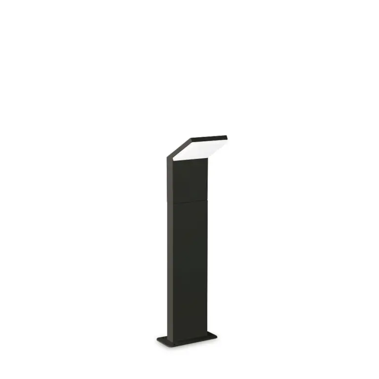 Градински стълб style pt h050 nero 3000k, black, ideal lux, led 9w, 3000k, 1050lm, 322537