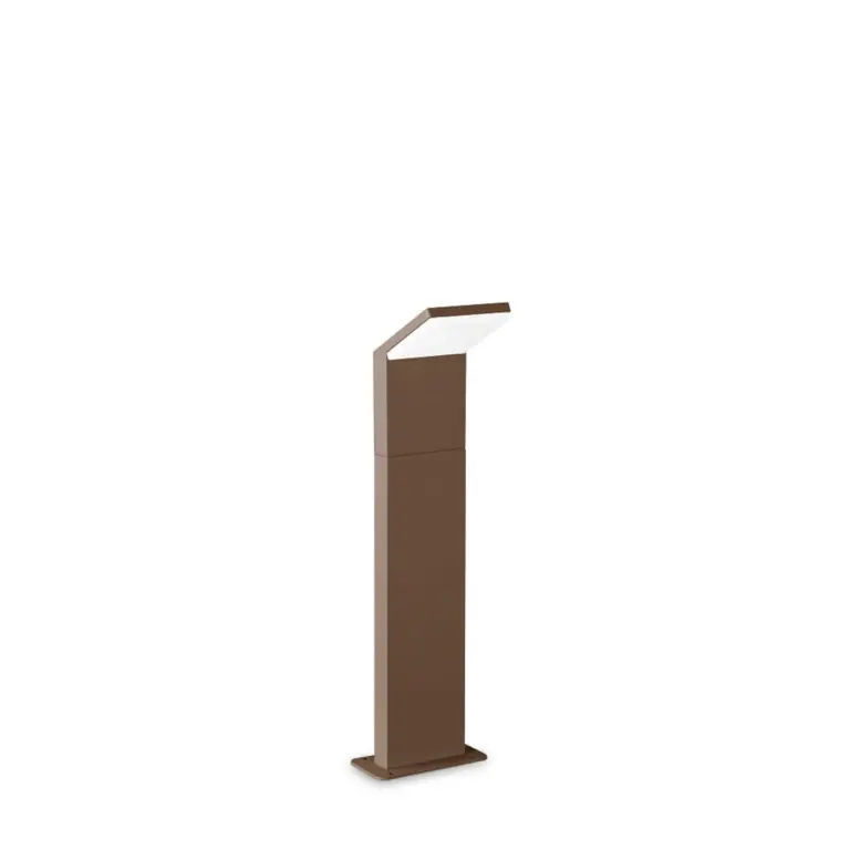 градински стълб style pt h050 coffee 3000k, coffee, ideal lux, led 9w, 3000k, 1050lm, 322575