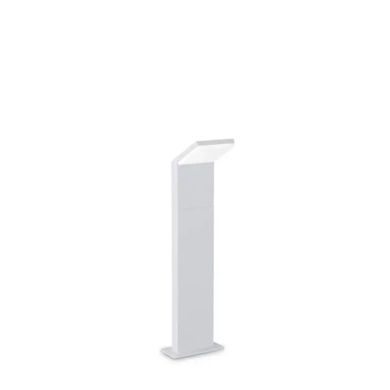 градински стълб style pt h050 bianco 3000k, white, ideal lux, led 9w, 3000k, 1050lm, 318691
