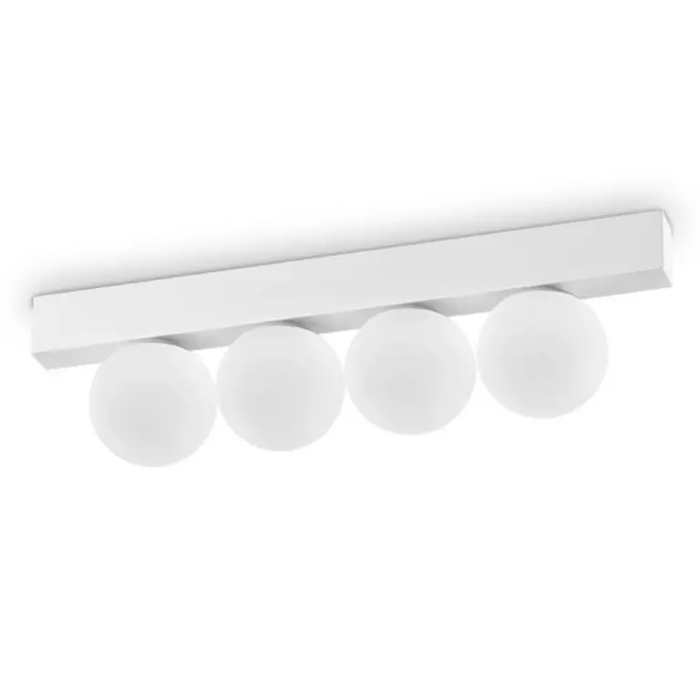плафон PING PONG PL4 BIANCO, matt white, ideal lux, led 11w, 3000k, 1000lm, 328232